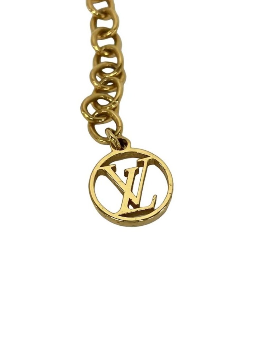 LOUIS VUITTON Brass Essential V Guilloche M64269 Gold - LE0178 Bracelet - Picture 5 of 7